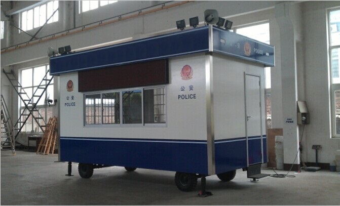 防彈拖掛式流動(dòng)警務(wù)室 防彈拖掛式流動(dòng)警務(wù)室